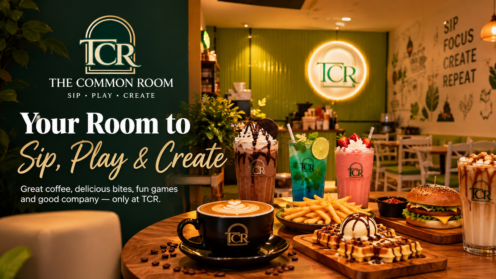 The Common Room - Your Room to Sip, Play & Create